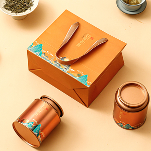 茶叶罐金属密封罐包装空礼盒套装便携茶叶盒包装盒马口铁罐可定制