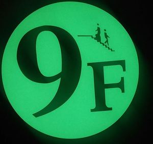 夜光牌定制电梯夜光楼层牌高档指示牌数字应急荧光贴单元牌自发光