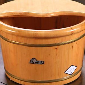 儿童泡脚桶保温足浴桶木盆实木制泡脚的木桶木质钰钰百货大全302