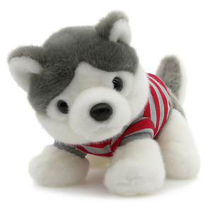 正版哈士奇公仔布娃娃二哈毛绒玩具可爱小狗狗玩偶儿童生日礼物女