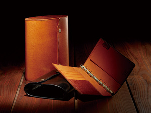 【现货】日本knox authen 活页记事本 a6a7 两折 三折 鸣叫皮