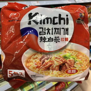 香港代购 韩国kimchi农心 辣白菜辛拉面速食方便面煮面120g×5包