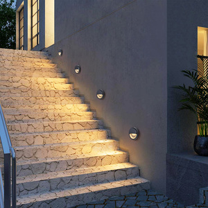地脚灯防水户外过道楼梯灯夜灯壁灯踏步影院台阶灯墙角灯明装led