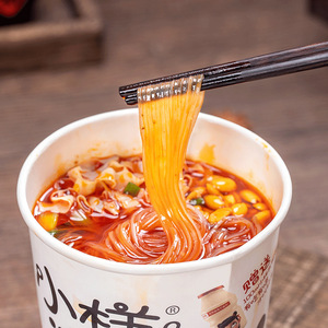 【6桶】小样酸辣粉川渝浓汤花甲酸菜鱼金汤肥牛椒麻即食方便粉丝