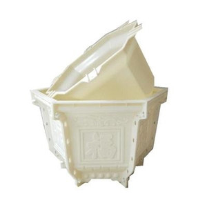 水泥花盆模具六角欧式加厚盆景塑料膜型混泥土磨具罗马柱建筑模板