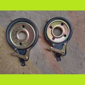 人力三轮车配件刹车盆刹车毂鼓刹锅子90抱闸刹车皮闸鼓刹抱刹刹