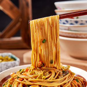 武汉热干面正宗香辣酱料包干拌面泡面条速食湖北特产碱水面挂面