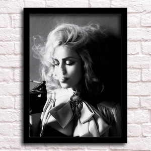 麦当娜欧美女星海报宿舍咖啡厅酒吧ktv装饰画服装店相框壁画挂画