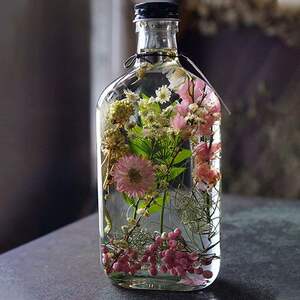 ins浮游花植物标本保鲜液矿物油干花diy情人节活动永生花材料包