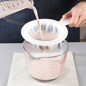 豆浆网筛过滤漏网隔渣婴儿辅食滤网机神器蛋液榨汁超细果汁袋漏勺