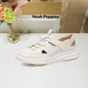 Hush Puppies暇步士女鞋夏季缕空透气休闲鞋女凉鞋沙滩鞋B5K19BK3