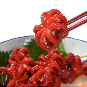 tl江门顺福b级芝麻八爪鱼2kg日式军舰寿司材料味付海鲜小章鱼即食