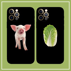 一头猪一棵白菜情侣图图片