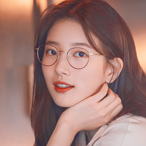 秀智同款圆框眼镜防辐射抗蓝光近视可配度数ins风金属框装饰眼镜