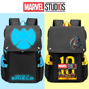 池寻旗舰店天猫漫威联名marvel书包复仇者联盟4蜘蛛侠背包钢铁侠