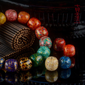 七巷大漆珠枣珠老型单珠散珠手串非遗文化传统手工艺中国风小礼品