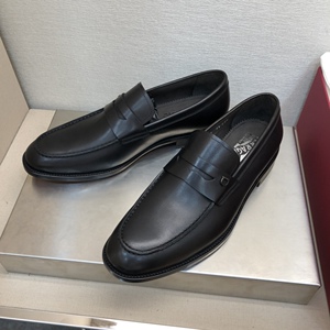 海外代购ferragamo菲拉格慕男鞋 真皮正装商务休闲鞋乐福鞋皮鞋男