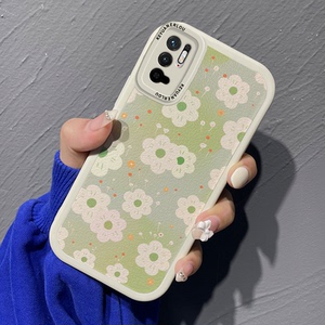 清新花朵适用红米note10手机壳新款女生网红5g创意时尚外壳note10pro