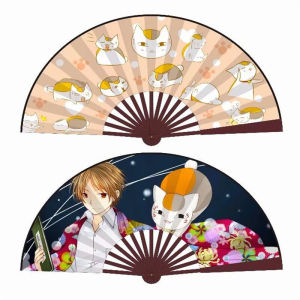 动漫二次元夏季清凉折扇10寸十寸折扇扇子可爱礼品新款夏目友人帐