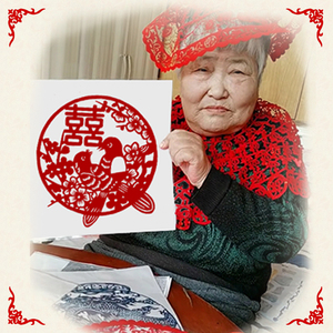 喜字剪纸纯手工