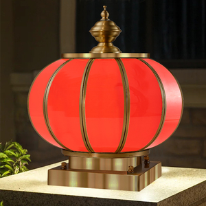 太阳能门柱灯圆形