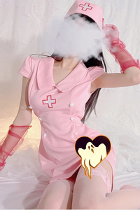 粉色性感护士制服cosplay医生角色扮演纯欲风护士装夜店主播服装
