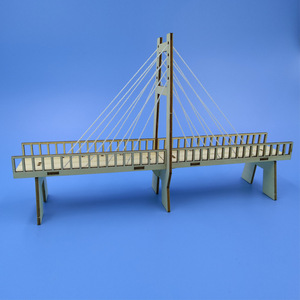 斜拉桥材料包 力学科技科学小制作手工幼儿园大班小学生一二年级