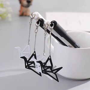 吊坠笔闺蜜笔一对可爱小清新网红笔学生用写字挂饰笔高颜值中性笔