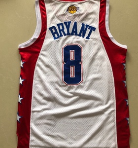 科比全刺绣红色8号03全明星球衣04白色8透气篮球服密绣男xs-xxl