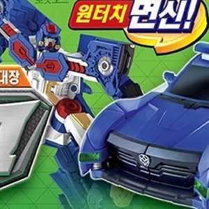 采恩mom韩国代购carbot咖宝2合1合体警车变形机器人汽车玩具o