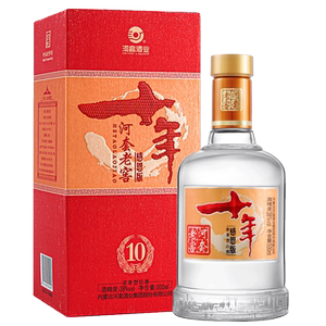 河套酒河套老窖感恩十年 38度500ml浓香型白酒纯粮酒自饮宴会