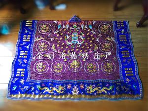 同款货源旗云家居旗舰店天猫旗云高档道袍金线盘金刺绣道教龙袍