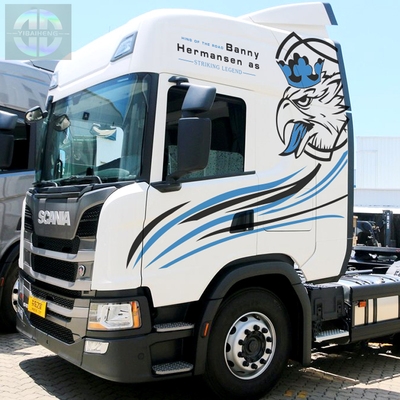 290人付款淘宝适用于斯堪尼亚g450车贴鹰头车门贴纸大