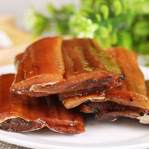 日式烤鳗鱼片明旺舟山特产独立包装开袋即食零食小包装干香硬嚼劲