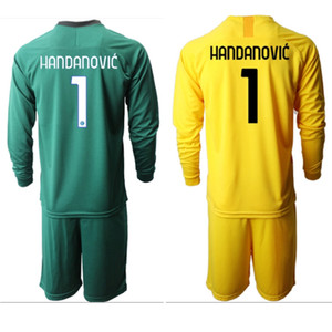 20-21国米门将服长袖球衣国际米兰守门员1号汉达诺维奇长袖足球服