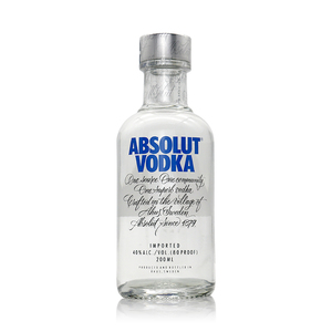 瑞典绝对伏特加 经典原味200ml 口袋装 迷你小瓶absolut vodka 酒