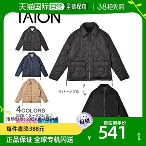 日本直邮TAION 双面羽绒服男女 TAION-R109ZML-1 耐磨外套品牌羽
