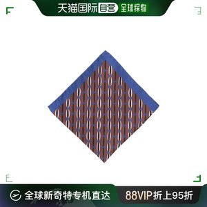 日本直邮EPOCA UOMO 男士意大利制造几何图案口袋方巾 M1U11322__