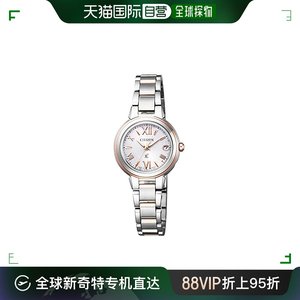 日本直购CITIZEN西铁城女士银色钢表壳休闲手表 ES9434-53W