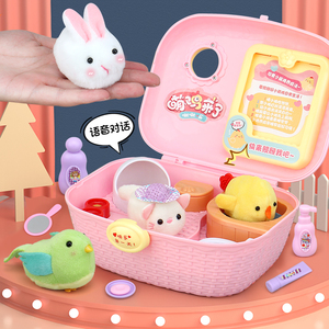 儿童玩具快乐小鸡养成屋仿真可爱过家家女童女孩萌宠生日礼物3岁6