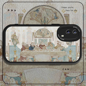 vivoy53s手机壳新款动物晚餐小羊皮y52s欧美风y85创意小众viv0y51s