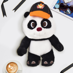 央视动漫熊猫和小鼹鼠毛绒玩具儿童可爱超萌玩偶娃娃公仔卡通礼物