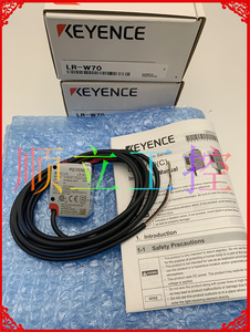 全新原装正品KEYENCE/基恩士LR-W70 白色小光点电缆型激光传感器