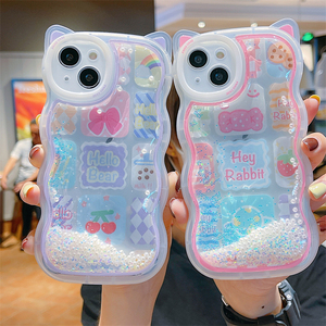 8013人付款天猫时尚新品苹果8plus手机壳少女心iphone粉墨花朵8