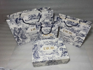新款迪奥dior香水口红衣服纸袋手提袋专柜高档购物袋礼盒包装盒