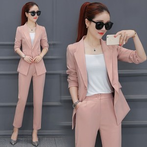 唯品会春天职业套装女装2020新款秋装时尚气质韩版休闲春秋季西装