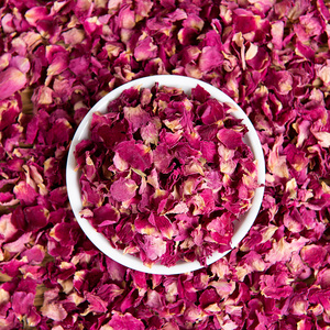 芳蕾玫瑰花瓣茶叶新鲜可食用干玫瑰花冠泡澡水烘焙阿胶平阴真花