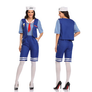 Stranger Things怪奇物语3 冰淇淋店员海军 成人女cosplay制服