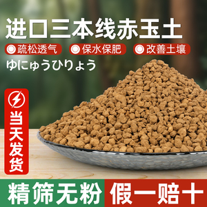 日本进口多肉盆景专用赤玉土三本线正品植物爬宠铺面石颗粒营养土