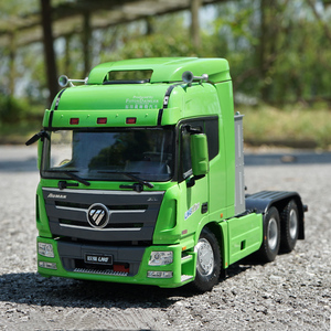超能版欧曼gtl lng 1:24原厂福田auman牵引车 天然气卡车拖头模型